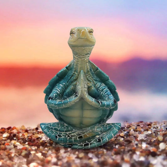 ZenShield™ | Schildpad Yoga Standbeeld
